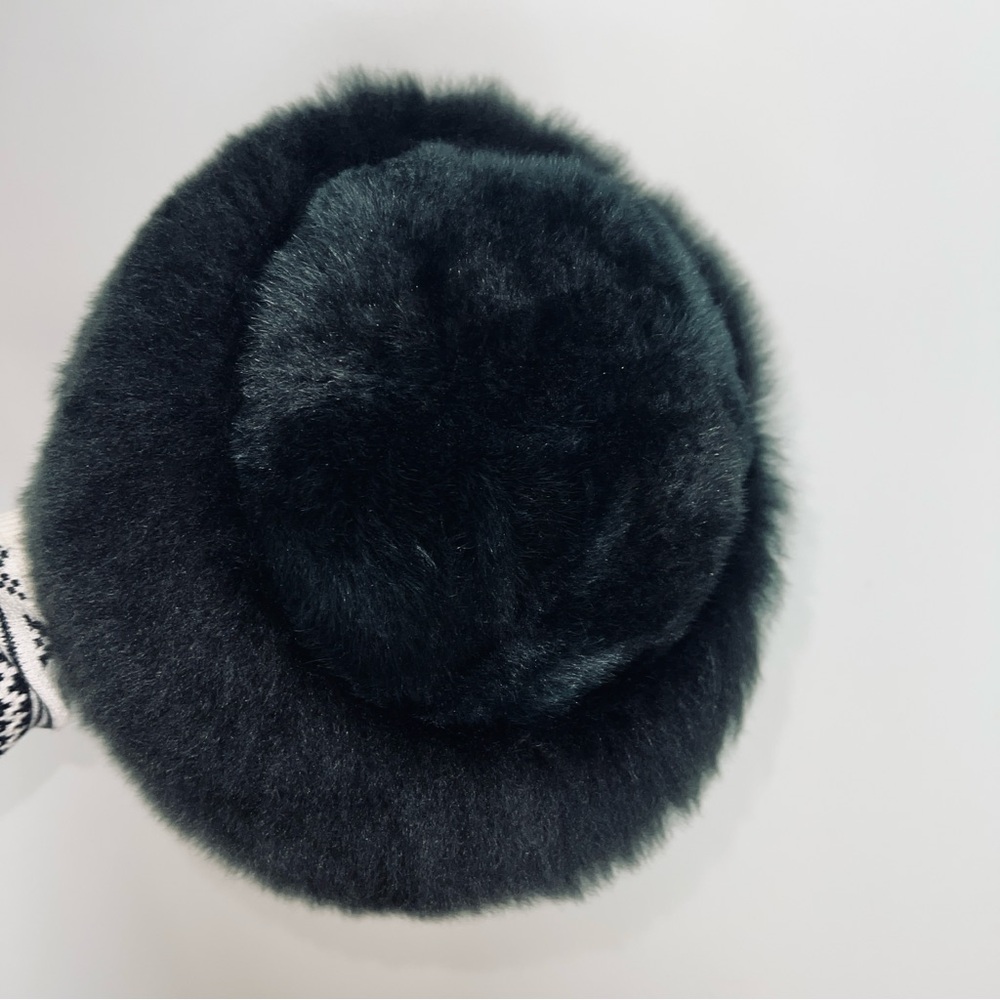 Peruvian Connection Genuine 100% Alpaca Fur Black Hat - One Size - Picture 6 of 9